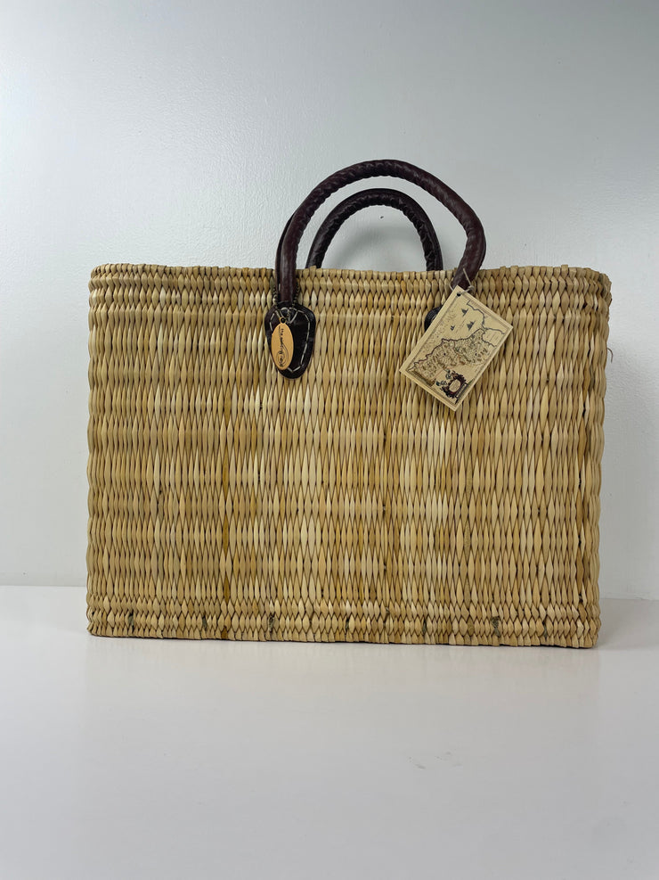 The Winding Road: Moroccan Natural Basket Bag-ESSE Purse Museum & Store