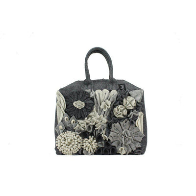 Burel Spring Handbag: Grey-ESSE Purse Museum & Store