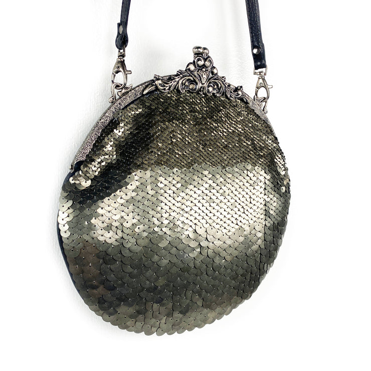 Ricki Designs Bag: Gunmetal Sequins ACP464-ESSE Purse Museum & Store