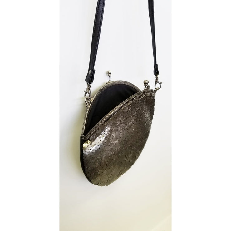 Ricki Designs Bag: Gunmetal Sequins ACP464-ESSE Purse Museum & Store