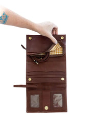 Sapahn Bag: Stanley Leather Crossbody Wristlet Wallet-ESSE Purse Museum & Store