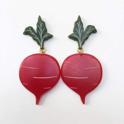 Woll Earrings: Beets-ESSE Purse Museum & Store