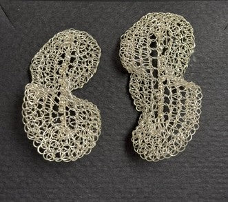Cottler Fox Earrings: Ruffles with Glass Beads