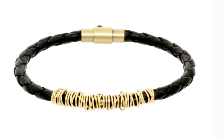 Anne Woodman Jewelry: Braided Bolo Bangle