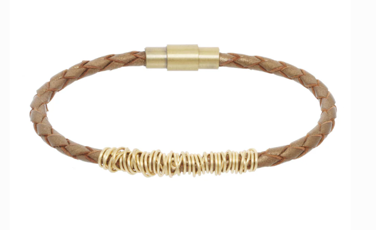 Anne Woodman Jewelry: Braided Bolo Bangle
