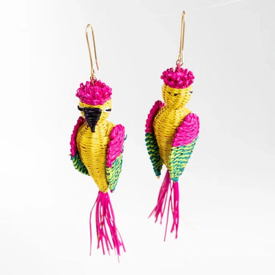 Belart Earrings: Guacamaya-ESSE Purse Museum & Store