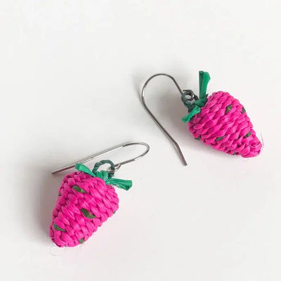 Belart Earrings: Mini Strawberry-ESSE Purse Museum & Store