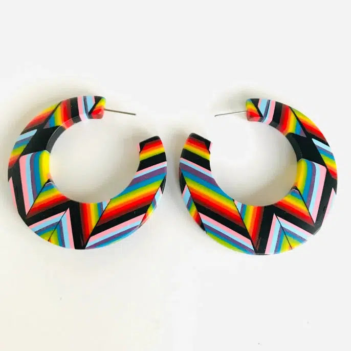 Belart Earrings: Proud To Be Hoop-ESSE Purse Museum & Store