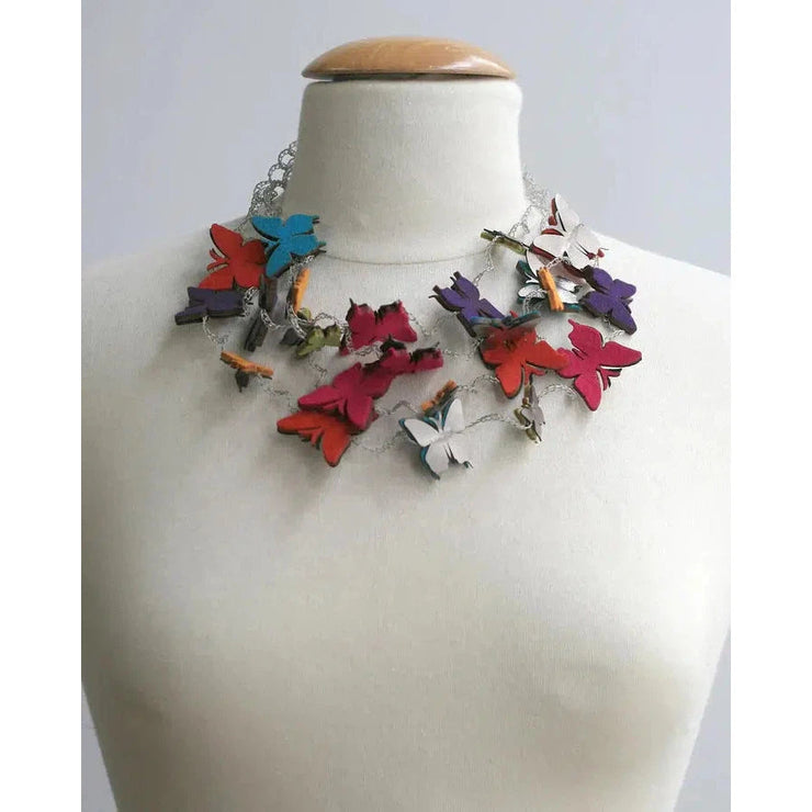 Beyond Threads Necklace: Mariposas-ESSE Purse Museum & Store