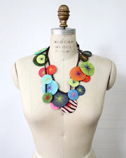 Beyond Threads Necklace: Platillos Wrap-ESSE Purse Museum & Store