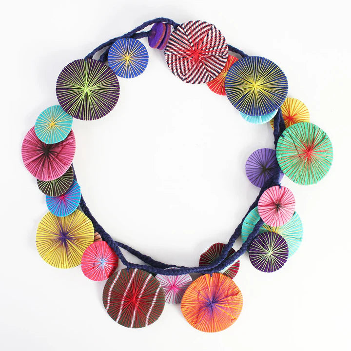 Beyond Threads Necklace: Platillos Wrap-ESSE Purse Museum & Store