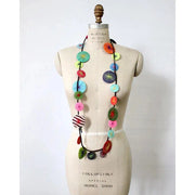 Beyond Threads Necklace: Platillos Wrap-ESSE Purse Museum & Store