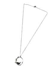 Blackwing Metals Necklace: Circle Branch and Bird-ESSE Purse Museum & Store