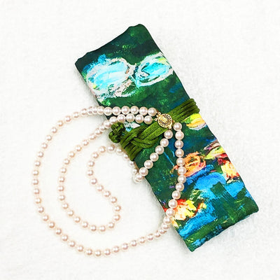 Cathayana: Jewelry Roll Monet Water Lillies-ESSE Purse Museum & Store