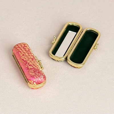 Cathayana: Lipstick Holder, Animal Skin Pattern-ESSE Purse Museum & Store