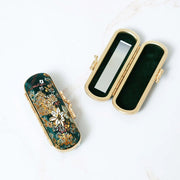 Cathayana: Lipstick Holder, Florals & Seashells-ESSE Purse Museum & Store