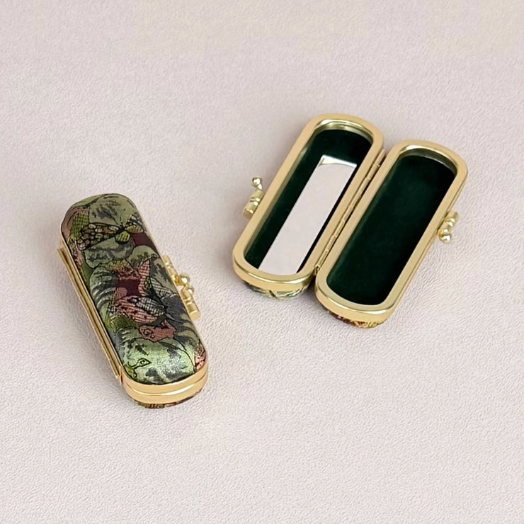 Cathayana: Lipstick Holder, Florals-ESSE Purse Museum & Store