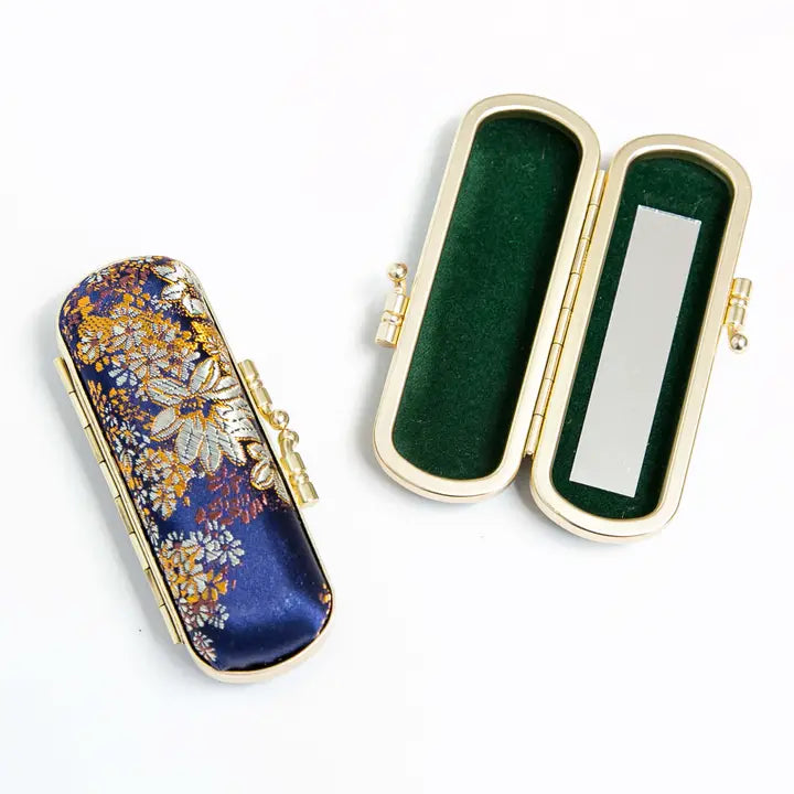 Cathayana: Lipstick Holder, Florals & Seashells-ESSE Purse Museum & Store