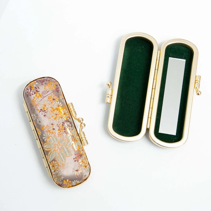 Cathayana: Lipstick Holder, Florals & Seashells-ESSE Purse Museum & Store