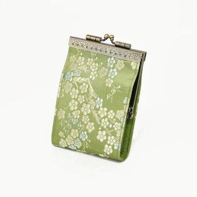 Cathayana Wallet: RFID Cherry Blossom Card Holder-ESSE Purse Museum & Store