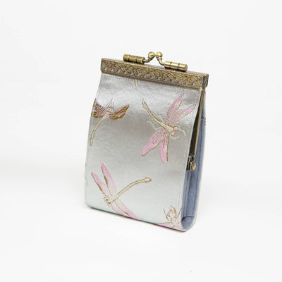 Cathayana Wallet: RFID Dragonfly & Butterfly Card Holder-ESSE Purse Museum & Store