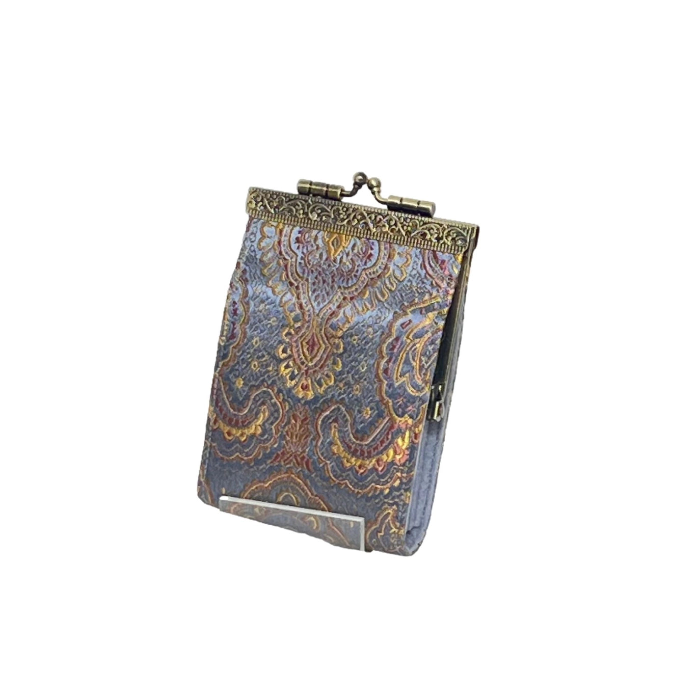 Cathayana Wallet: RFID Paisley Print