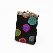 Cathayana Wallet: RFID Polka Dot Card Holder-ESSE Purse Museum & Store