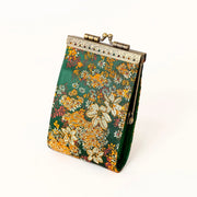 Cathayana Wallet: RFID Small Floral Card Holder-ESSE Purse Museum & Store