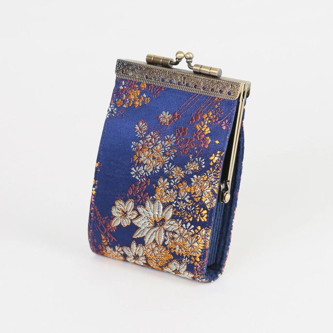 Cathayana Wallet: RFID Small Floral Card Holder-ESSE Purse Museum & Store