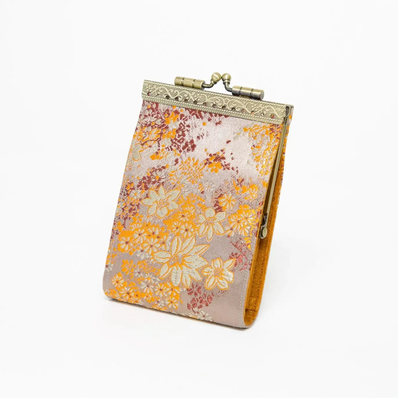 Cathayana Wallet: RFID Small Floral Card Holder