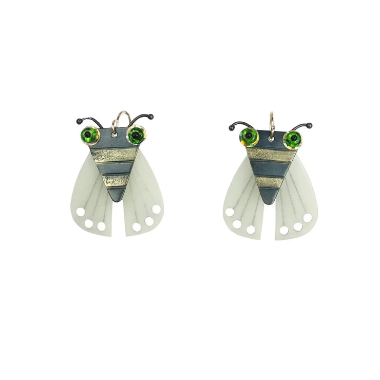 Chickenscratch Earrings: Glow Bug-ESSE Purse Museum & Store