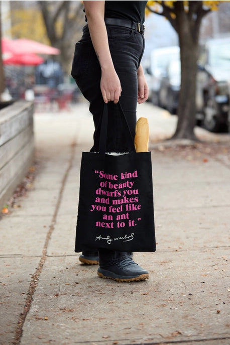 Chronicle Books: Andy Warhol Flowers Tote-ESSE Purse Museum & Store