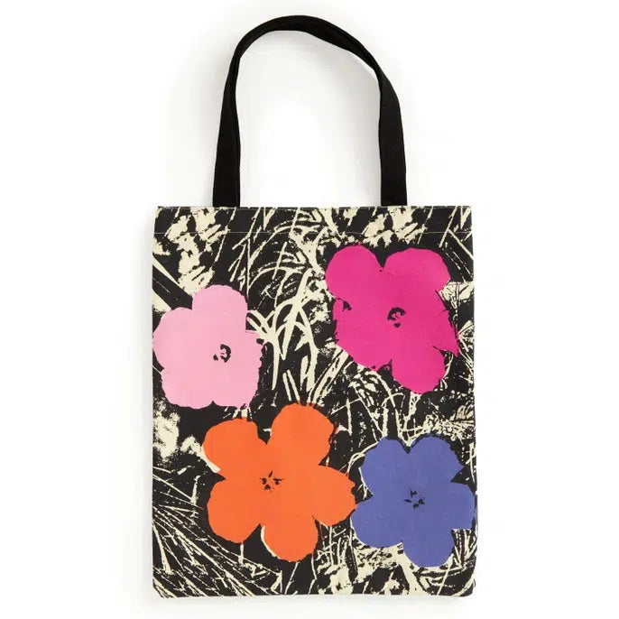 Chronicle Books: Andy Warhol Flowers Tote-ESSE Purse Museum & Store