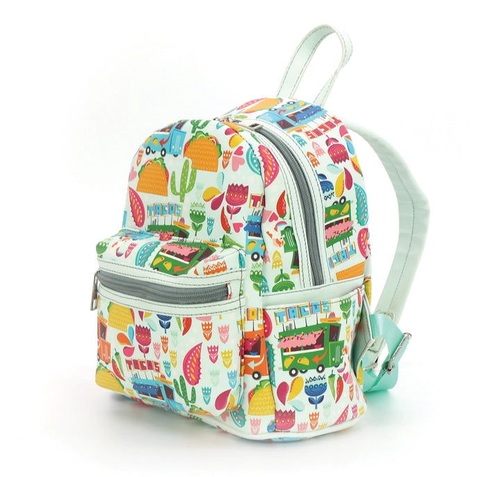 Comeco Backpack: Mini Backpack, Taco Collage-ESSE Purse Museum & Store