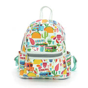 Comeco Backpack: Mini Backpack, Taco Collage-ESSE Purse Museum & Store