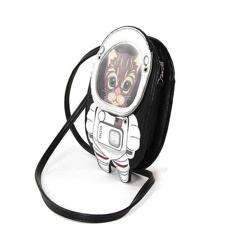 Comeco Bag: Astronaut Cat Crossbody Bag-ESSE Purse Museum & Store