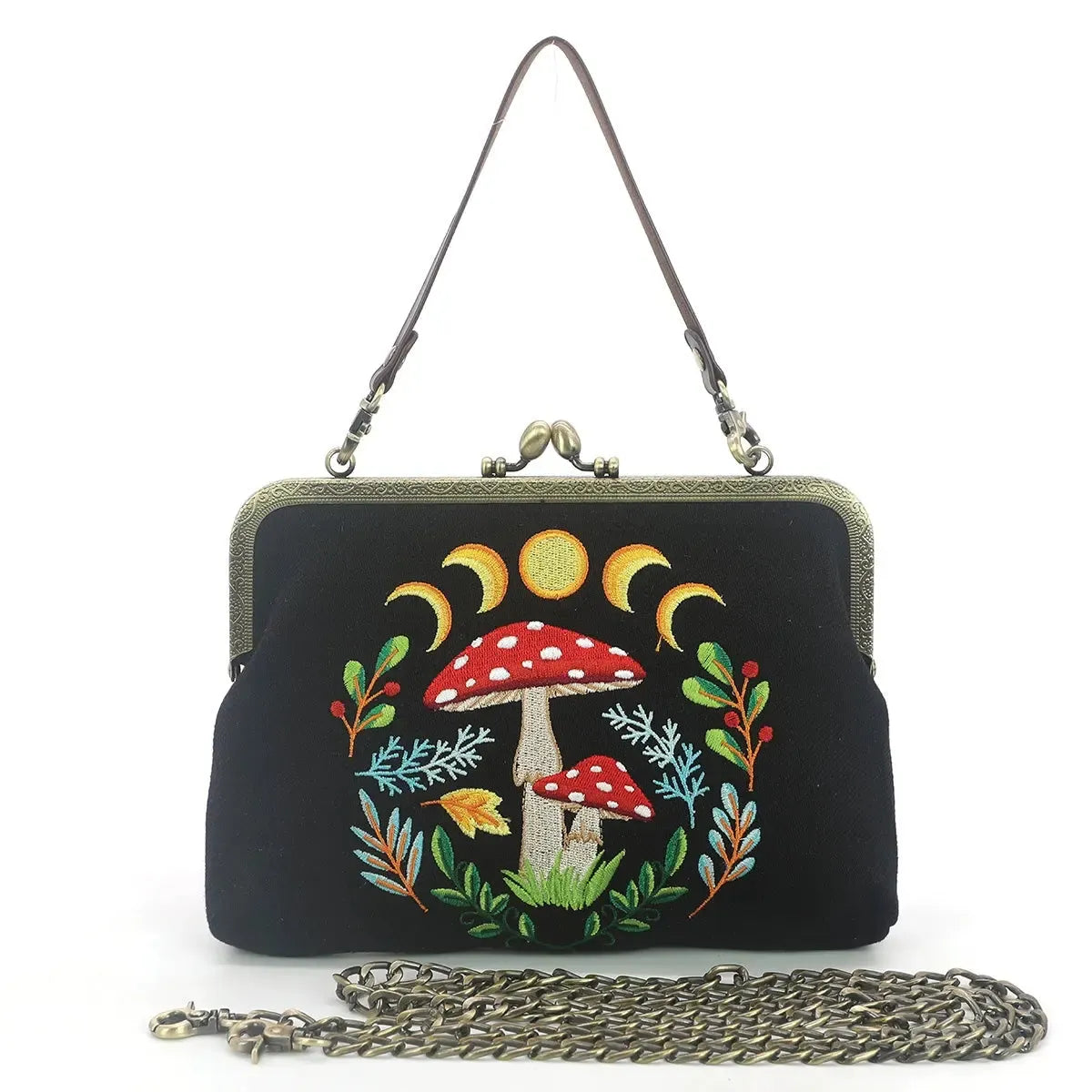 Comeco Bag: Kisslock Celestial Mushroom