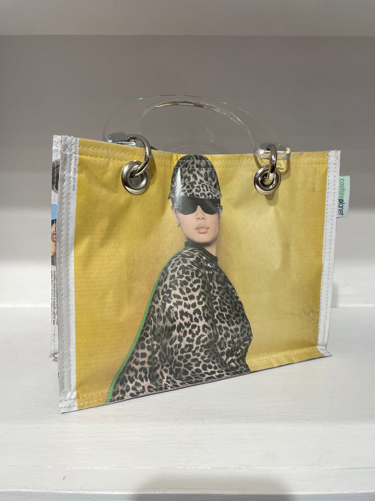 Couture Planet Bag: Coco w/ Clear Lucite Handle-ESSE Purse Museum & Store