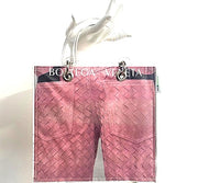 Couture Planet Bag: Stella, BV Pink Basketweave-ESSE Purse Museum & Store