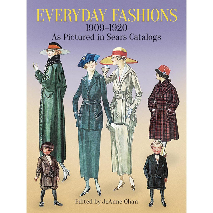 Dover Book: Everyday Fashions 1909-1920 Paperback-ESSE Purse Museum & Store