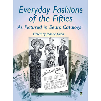 Dover Book: Everyday Fashions of the Fifties Paperback-ESSE Purse Museum & Store