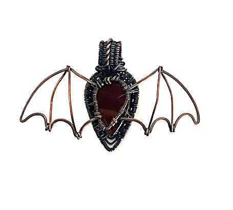 Drea Schaugaard Pendant Necklace: Bat-ESSE Purse Museum & Store