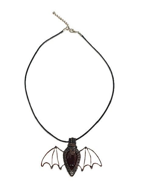 Drea Schaugaard Pendant Necklace: Bat-ESSE Purse Museum & Store