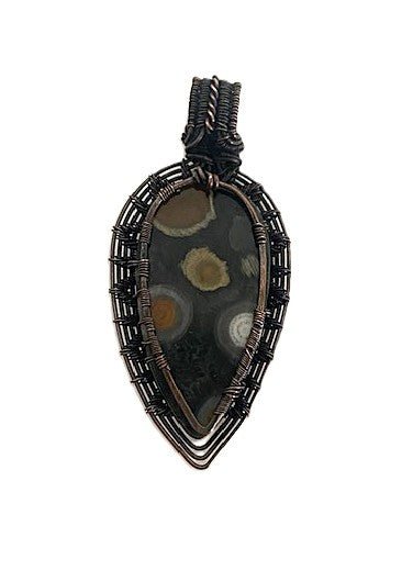 Drea Schaugaard Pendant Necklace: Raven-ESSE Purse Museum & Store