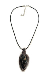 Drea Schaugaard Pendant Necklace: Raven-ESSE Purse Museum & Store