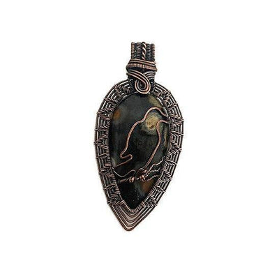 Drea Schaugaard Pendant Necklace: Raven-ESSE Purse Museum & Store