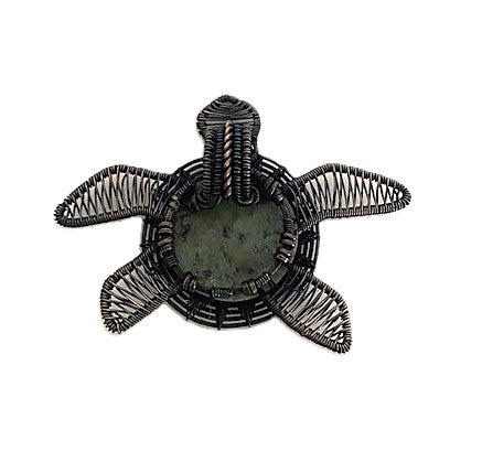 Drea Schaugaard Pendant Necklace: Sea Turtle-ESSE Purse Museum & Store