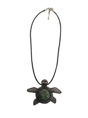 Drea Schaugaard Pendant Necklace: Sea Turtle-ESSE Purse Museum & Store