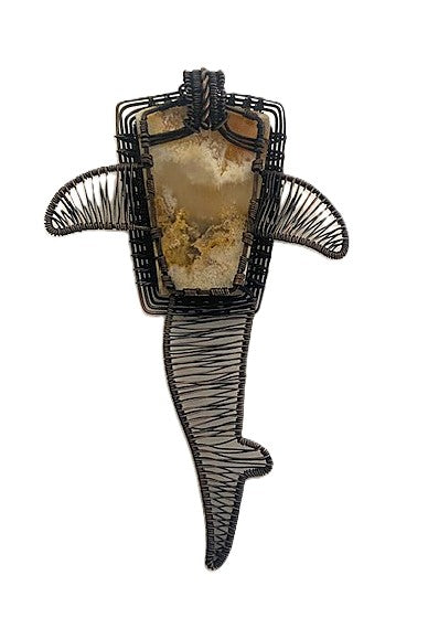 Drea Schaugaard Pendant Necklace: Whale Shark-ESSE Purse Museum & Store