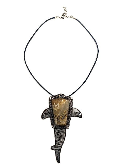 Drea Schaugaard Pendant Necklace: Whale Shark-ESSE Purse Museum & Store